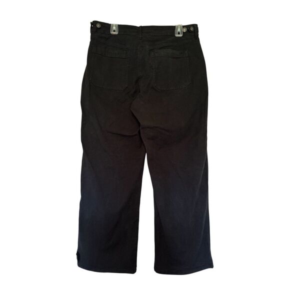 AMERICAN EAGLE women's size 14 Stovepipe stretch high waisted wide leg jeans - Picture 12 of 12